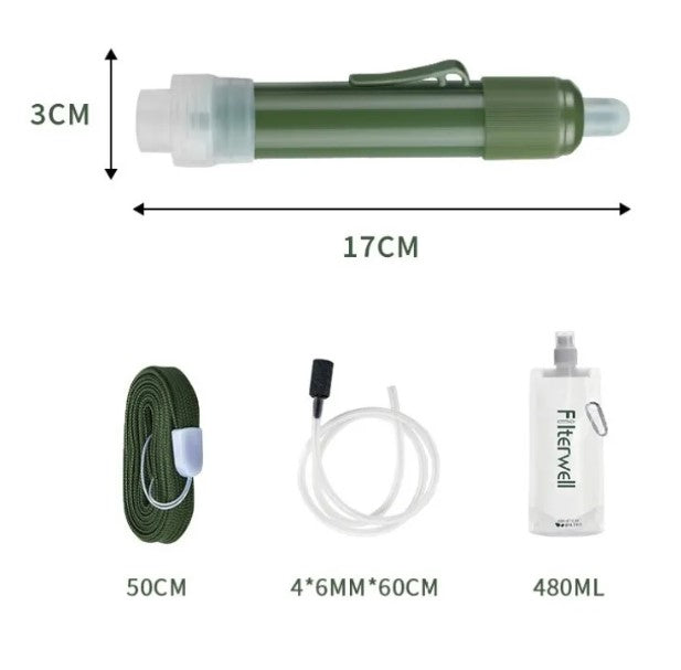 Compact Hiking Water Filter